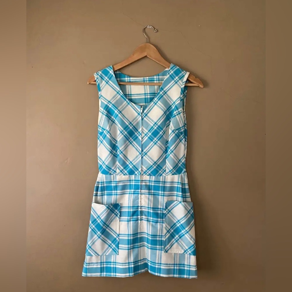 True vintage 60’s plaid dress